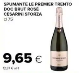 Tigre Spumante le premier trento doc brut rosé cesarini sforza offerta