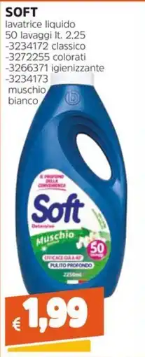 Stop&Shop Soft lavatrice liquido muschio bianco offerta