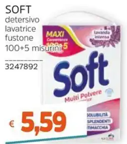Stop&Shop Soft detersivo lavatrice fustone offerta