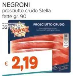 Stop&Shop Prosciutto crudo Stella offerta