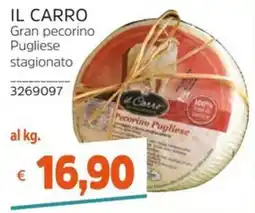 Stop&Shop Il Carro Gran pecorino Pugliese stagionato offerta