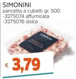 Stop&Shop Pancetta a cubetti Simonini offerta