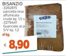 Stop&Shop Bisanzio pancetta tesa affumicata cruda offerta