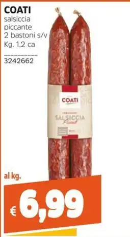 Stop&Shop Coati Salsiccia Piccante offerta