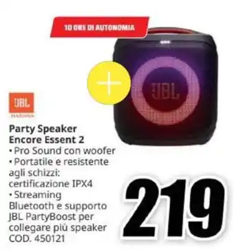JBL Party Speaker Encore Essent 2