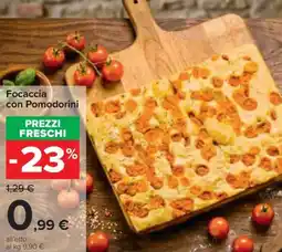 Carrefour Iper Focaccia con Pomodorini offerta