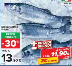 Carrefour Iper Branzino Italia Filiera offerta