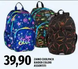 Emi Supermercati Zaino Coolpack Raider Colori Assortiti offerta