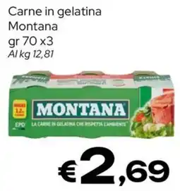 MAX Supermercati Carne in gelatina Montana offerta