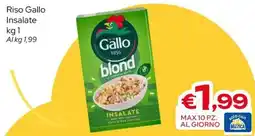MAX Supermercati Riso Gallo Insalate offerta