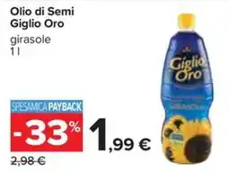 Carrefour Iper Olio di Semi Giglio Oro offerta