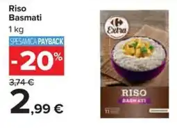Carrefour Iper Riso Basmati offerta