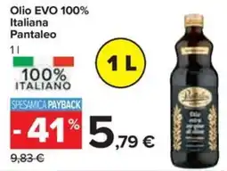 Carrefour Iper Olio EVO 100% Italiana Pantaleo offerta