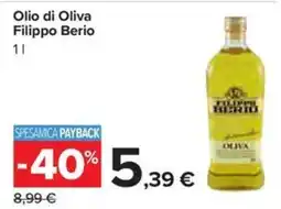 Carrefour Iper Olio di Oliva Filippo Berio offerta