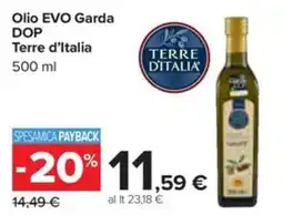 Carrefour Iper Olio EVO Garda DOP Terre d'Italia offerta