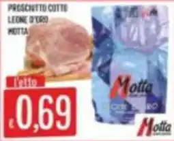 Mercadò Prescinutto cotto Leone d'Oro Motta offerta