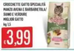 Mercadò Crocchette gatto specialità manzo avena e barbabietola offerta