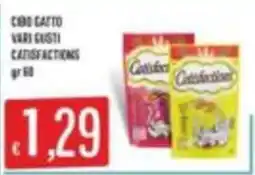 Mercadò Cibo gatto vari gusti Catisfactions offerta
