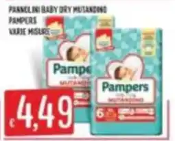 Mercadò Pampers mutandino offerta