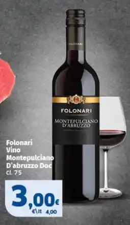 Sigma Folonari Vino Montepulciano D'abruzzo Doc offerta