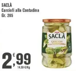 Conté Supermercati Saclà Carciofi alla Contadina offerta