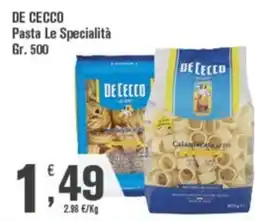 Conté Supermercati De Cecco Pasta Le Specialità offerta