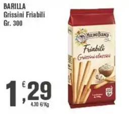 Conté Supermercati Barilla Grissini Friabili offerta