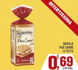 Conté Supermercati Barilla Pan Carré offerta