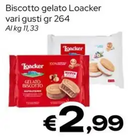 MAX Supermercati Biscotto gelato Loacker offerta