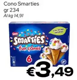 MAX Supermercati Smarties fun cones offerta