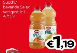 MAX Supermercati Succhi bevande Selex offerta