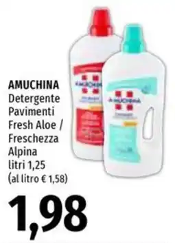 Emi Supermercati Amuchina Detergente Pavimenti Fresh Aloe offerta