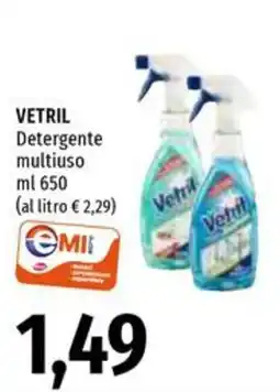 Emi Supermercati Vetril Detergente multiuso offerta