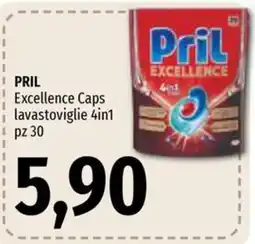 Emi Supermercati Pril Excellence Caps lavastoviglie 4in1 offerta