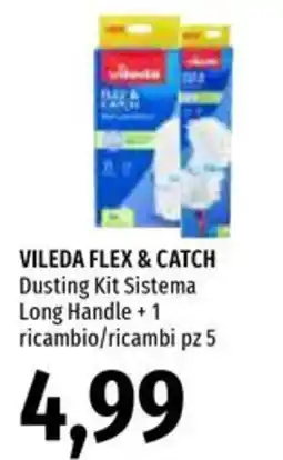 Emi Supermercati Vileda flex & catch dusting kit sistema long handle offerta