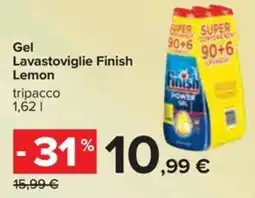 Carrefour Iper Gel Lavastoviglie Finish Lemon offerta