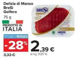 Carrefour Iper Delizia di Manzo BreSi offerta