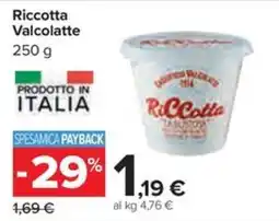 Carrefour Iper Ricotta Valcolatte offerta