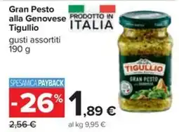 Carrefour Iper Gran Pesto alla Genovese Tigullio offerta