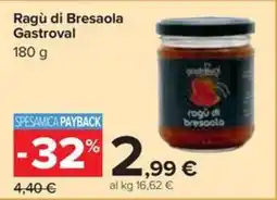 Carrefour Iper Ragù di Bresaola Gastroval offerta