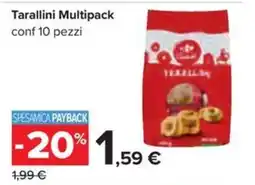 Carrefour Iper Tarallini Multipack offerta