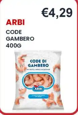 Caramico Code di gambero Arbi offerta