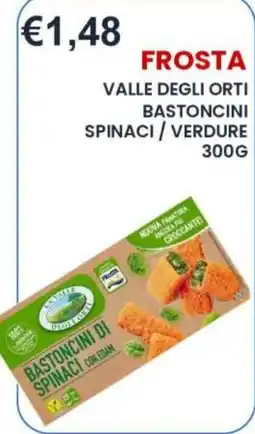 Caramico Frosta bastoncini di spinaci offerta