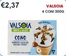 Caramico Valsòia cono variegato cacao con nocciole tostate offerta