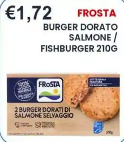 Caramico Frosta burger dorato salmone offerta