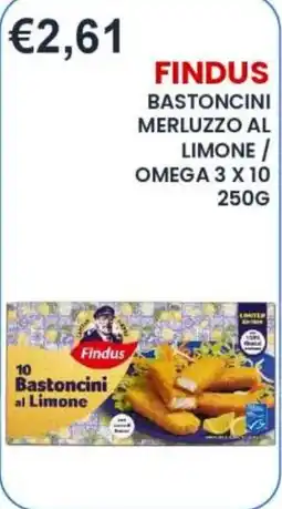 Caramico Findus Bastoncini al Limone offerta