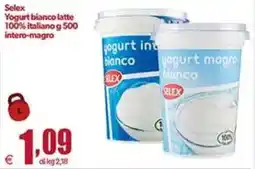 Elite Yogurt bianco latte Selex offerta