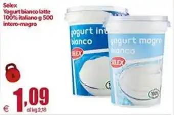 Yogurt bianco latte Selex