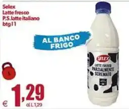 Elite Selex latte fresco parzialmente scremato offerta