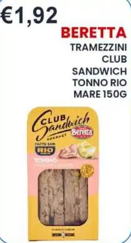 Caramico Beretta tramezzini club sandwich tonno rio mare offerta